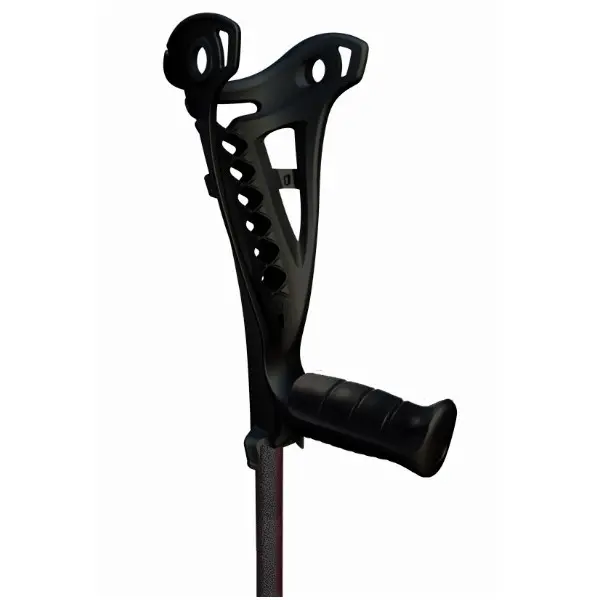 Muletas (pack de 2) regulables en altura, baston ingles, con puño anatomico, acolchado. modelo FDI Access Confort, ultraligeras en aluminio, dos colores a elegir - 1
