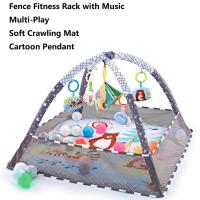 Juego De Rompecabezas De Enseñanza Para Bebés Marco De Fitness Suelo De Juguete Para Crawler Con Divisor De Espacio Materiales Seguros Tamaño 80x80x50CM - details 5