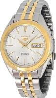 reloj automático unisex Seiko 5 SNKL24J1 Hecho en Japón 38mm 30m WR correa de acero - details 5