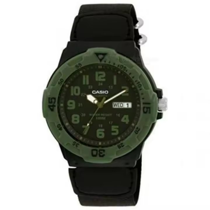 Casio Mrw-200hb-1b  Reloj Para Para Hombre Color Verde - 1