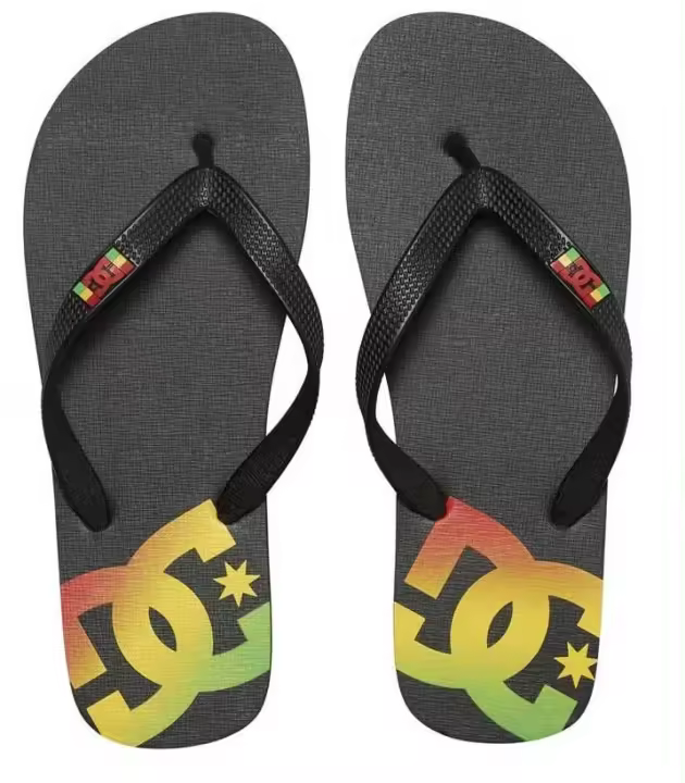 Chanclas Dc Shoes "Spray" Black / Rasta - 1