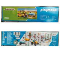 Tractor con cisterna Playmobil (71442) con cosecha y figuras de animales de granja Country - details 3