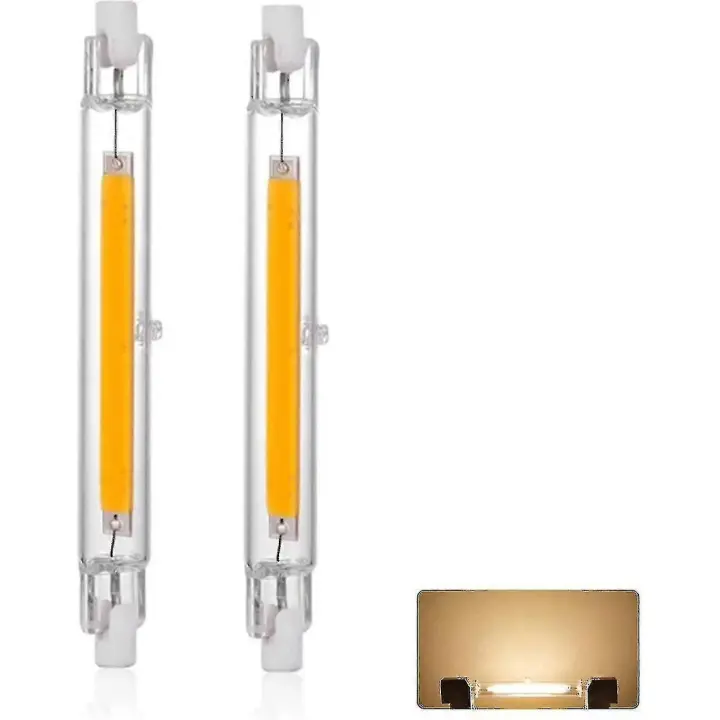R7s llevó el bulbo 118M 30W Dimmable, blanco caliente 3000K 3000lm, Linear substituye la lámpara del halógeno de J118 300W, 360 - 1