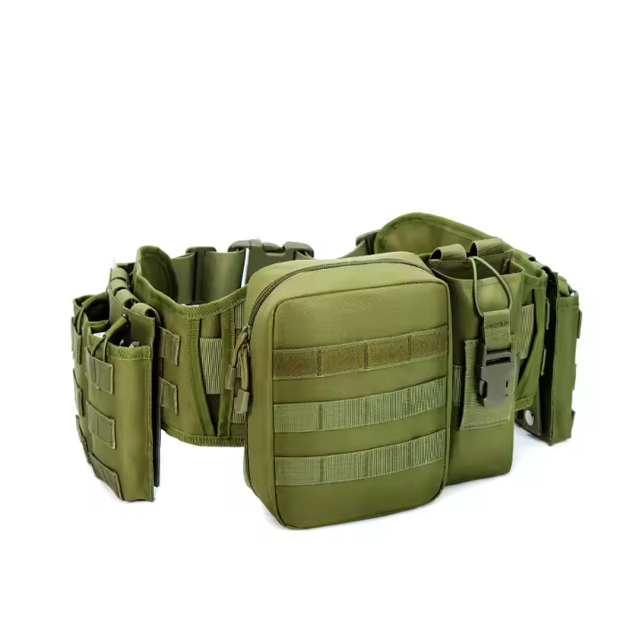 Cinturón táctico de camuflaje externo, cinturón Molle multición. - 1
