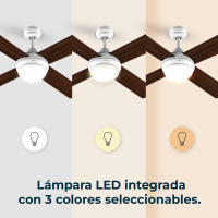Cecotec Ventilador de Techo EnergySilence Aero 4250 Fresh | 42” con Luz LED, 3 Velocidades, Mando a Distancia, Temporizador y 4 Aspas Reversibles – 55W de Potencia - details 0
