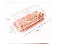 Clavadora De Oro Rosa Fashion Para Escritorio Manual Capacidad De Hojas 25 Plástico Tamaño Normal Clavos 24/6 Suministros De Encuadernación Para Escuela Y Oficina - details 4