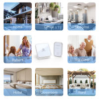 Aigostar Timbre Inalámbrico, Timbre de Puerta con Autoalimentado, Timbre Inalámbrico Exterior Impermeable con Indicadores LED, Resistente al Agua, 36 Melodías, 3 Niveles de Volumen - details 5