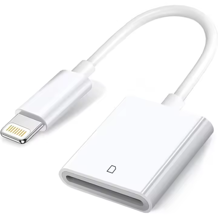 Adaptador lector de tarjeta SD memoria camara compatible con iPhone / iPad conector lightning 8 pines ⋆ Envío desde España ⋆ Producto práctico y funcional ⋆ Buen rendimiento ⋆ Diseño moderno y compacto - 1