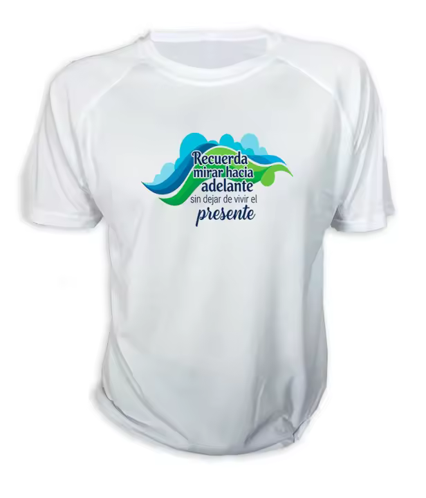 MERCHANDMANIA CAMISETA frase motivadora sueño futuro presente esfuerzo tshirt - 1
