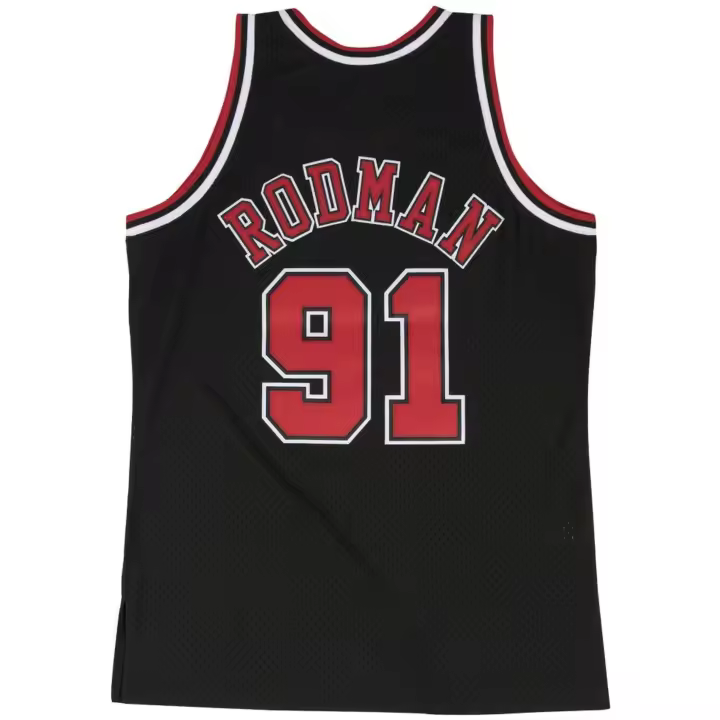 Camiseta de Baloncesto Mitchell & Ness  para hombre en color negro - 1