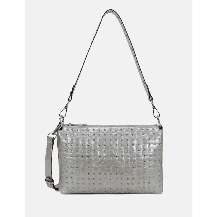 BINNARI Bolso Bandolera BINNARI Mujer Acero  (Mod: 20572) - 1