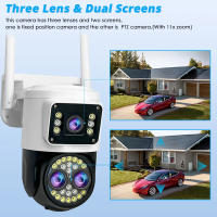 Cámara De Seguridad IP WIFI Para El Hogar 12MP Tríptico Lente 10x Zoom Vídeo HD Vigilancia CCTV Exterior Cámara De Seguridad Inalámbrica Yoosee - details 6