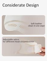 Masajeador de cabeza, masajeador de cuero cabelludo y ocular con función de calentamiento, masajeador de cabeza, relajador de presión del cuero cabelludo, sombrero de migraña para mujeres, masajeador de dolor de cabeza tensional Excedrin (adecuado para la - details 5