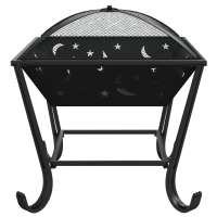 vidaXL Brasero con atizador acero XXL 50 cm - details 3