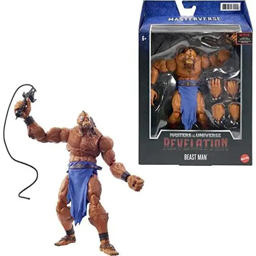 Mattel Figura Beast Man Figura 18 Cm Masters Of The Universe Revelation - 1