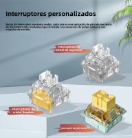 TECLADO MECÁNICO GAMING REDRAGON KS82-B USB RGB 82 TECLAS Layout Hot-Swap Compacto Para PC Laptop Conexión Wired Multicolor - details 4