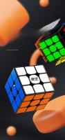 Cubo Mágico 3x3x3 Qiyi Qimeng V3 Juguete Educativo Profesional Para Niños Puzzle De Plástico Mini Juguete Para Edad Superior a 3 Años - details 0