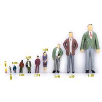 Figuras De Acción Escala Mixta Para Modelos De Tren ABS Pasajeros DIY Caracteres Scenery Posable Colores Variados Para Juego De Mesa Y Coleccionistas - details 9