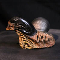 Estatua De Snail Aliens Figura De Resina Adorno De Modelo Regalo De Cumpleaños Figura De Héroe De Juego De Mesa Decoración De Jardín - details 7