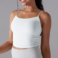 Top De Yoga Para Mujer Fitness Deportivo Push up Cómodo Reversible Brocado Top De Deporte Crop Top Para Gimnasio Y Running - details 5