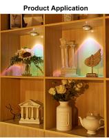 Luz De Armario LED Arcoíris Alba Atardecer Operada Por Batería Fácil De Instalar Decoración Para El Hogar Luz De Vino Nevera Cocina Barra - details 4
