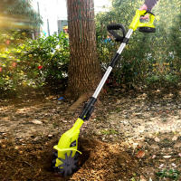 Cultivador eléctrico inalámbrico de 10 pulgadas, cultivador de jardín con batería de 2Ah y cargador rápido, 20V para batería Makita, Cultivador eléctrico sin cuerda - details 1