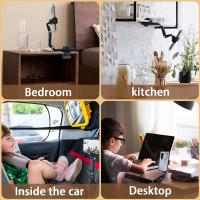 Soporte De Teléfono Para Parabrisas De Coche Multifuncional Con Rotación De 360° Compatible Con iPhone Samsung Android Soporte Universal Para Coche Color Negro - details 10