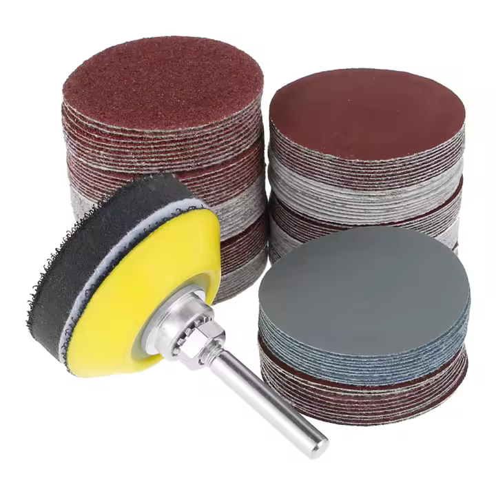 Discos De Arena 50mm Alumina Resistente Al Desgaste Para Herramienta Rotativa De Metal Madera Vidrio Y Coche Granularidad 60-3000 - 1