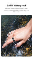 Anillo Inteligente R09 Para Hombres Y Mujeres Con Monitor De Salud Carga En Estuche Control De Cámara Impermeable 5ATM Medidor De Temperatura De Piel - details 16