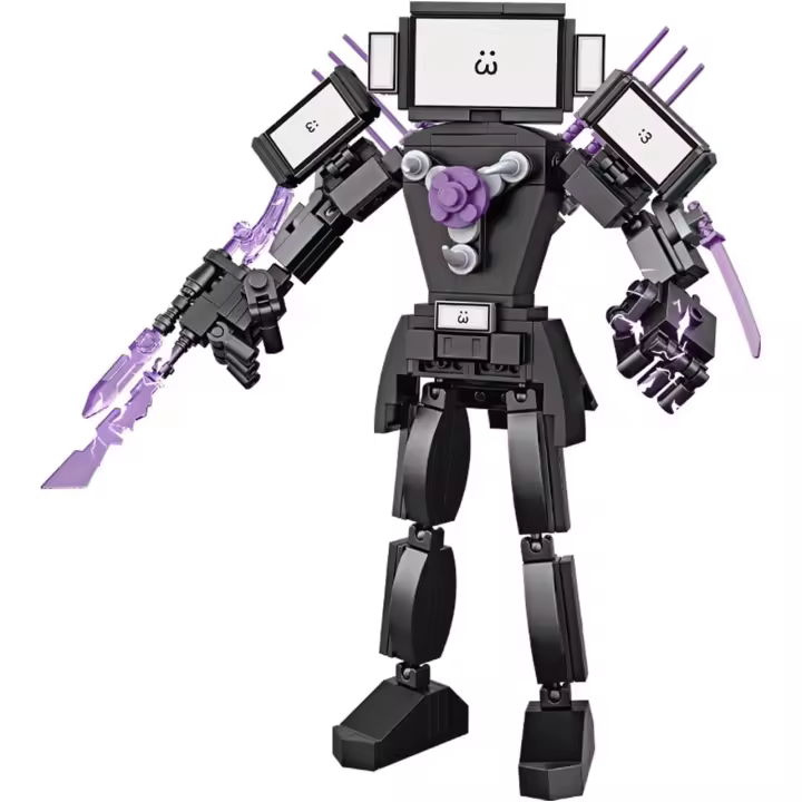 365 piezas de bloques de construcción, set de tocador Titan TV, figuras de hombre, para niños y niñas, regalos y decoraciones. - 1