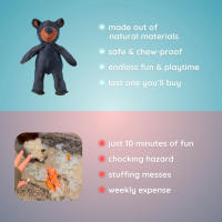Juguetes de Oso irrumble para Perros, 2025 Nuevo Unbreak Bear, Unbrega Bear para masticadores agresivos-Oso indestructible para Perros - details 5