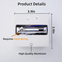 Lámpara De Pared LED 6W Moderna Para Interiores Luz Blanca Con Montaje En La Pared Ideal Para Sala De Estar Dormitorio Y Pasillo Decoración De Villa - details 0