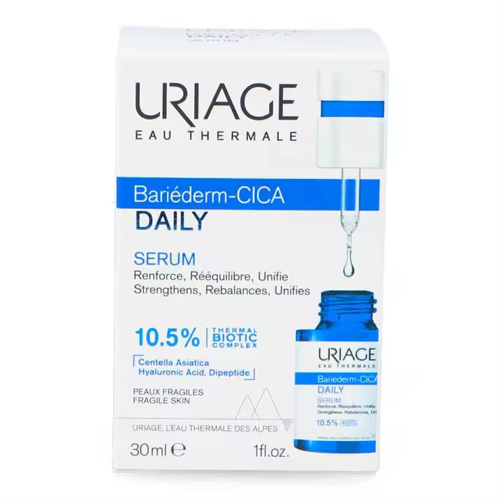 Uriage - Bariederm Cica Daily Serum - Tratamiento Diario para Reparar y Fortalecer la Piel - 30 Ml - 1