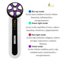 MISTIK  Radiofrecuencia facial EMS Terapia Led Limpieza Facial Masaje Sonico 8000 rpm e Importacion de Cosmeticos Genera Colageno Elastina Trabaja Arrugas lineas Fins y de Expresion Uso en Casa Regalo para Mujer Mistik Beauty Madrid - details 9
