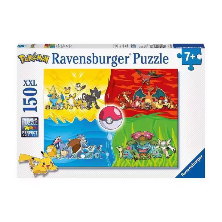 PUZZLE 150 PIEZAS XXL POKÉMON TYPEN DE RAVENSBURGER - 1