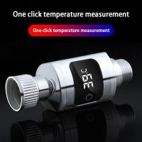 Termómetro Digital Para Baño De Bebé Con Pantalla LED Mostrador De Temperatura Termómetro Eléctrico Para Ducha Sin Dispositivo Inteligente Material Metálico - details 5