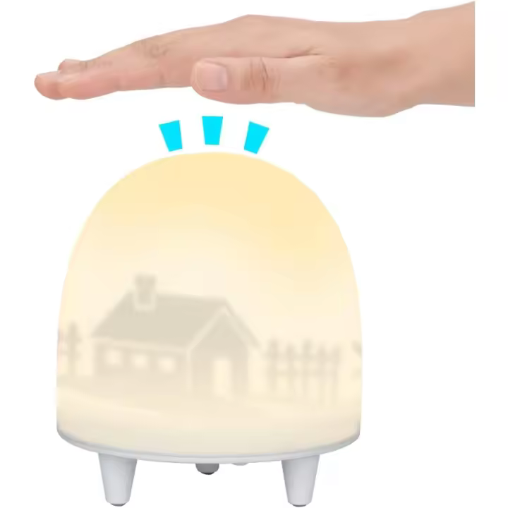 Lámpara Luces LED Silicio, Resistente a Rotura, Ojos, Brillo y Color Ajustable, Control Tácthil, IP65 Impermeable, Recargable - 1