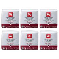 illy, Cápsulas de Café Iperespresso INTENSO, 100% Arábica con Notas de Cacao y Frutos Secos, Sabor Decidido y Intenso, 6 Paquetes de 18 Unidades (108 Cápsulas) - QUMIR - details 0