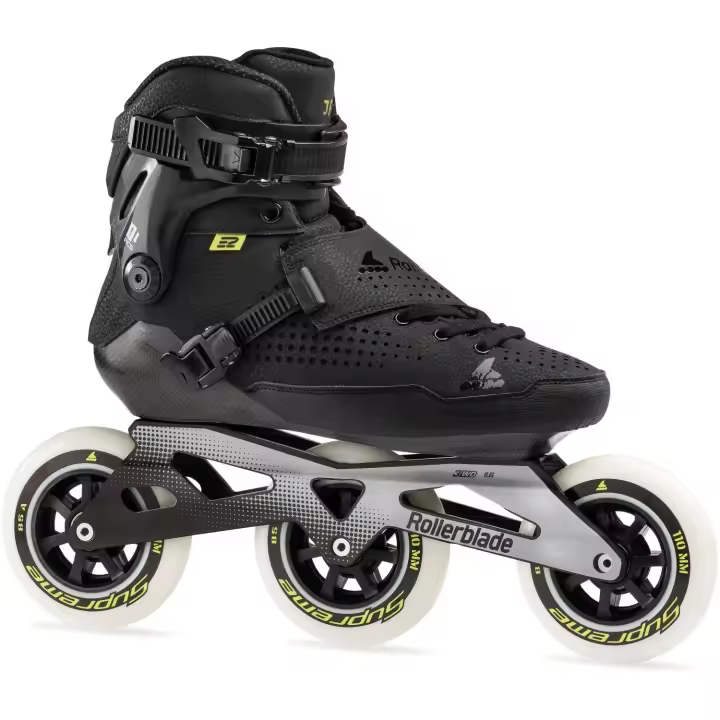 Rollerblade Patines E2 110 de Fibra de Carbono con Guías 3WD y Ruedas Supreme de 110mm - 1