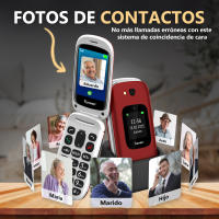 Funker E350 MAX Audio3 Plus 4G, Telefono movil con Tapa fácil de Usar, Teclas y Pantalla Grandes, Audio Pro Compatible con audífonos, Volumen Fuerte con Amplificador, Configuración Remota, Botón SOS Visita la tienda de Funker - details 1