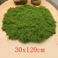 Falso Moss Verde Para Manualidades DIY Hierba Artificial Decoración De Jardín Y Habitaciones Material Sintético Estilo De Pasto - details 11
