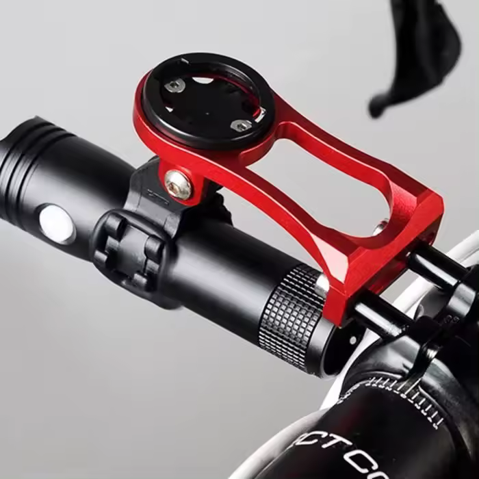Soporte de metal duradero para computadora de Bicicleta para Garmin cateye bryton rojo-Marcas desconocida - 1