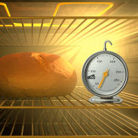 Termómetro De Horno De Acero Inoxidable Con Soporte Para Hornear BBQ Cocinar Medición De Temperatura De Alimentos Uso Doméstico Escala De 50-280 Celsius - details 6