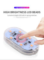 Lámpara De Lectura Para Techo De Coche LED Mini Toque Recargable Por USB Iluminación Interior Portátil Para Camper - details 7