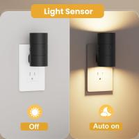 Luces Nocturnas Ajustables Con Sensor De Luz Y Dimmer Para Pared En Pack De 1/2/4 Uso Ideal Para Pasillo Y Dormitorio - details 4