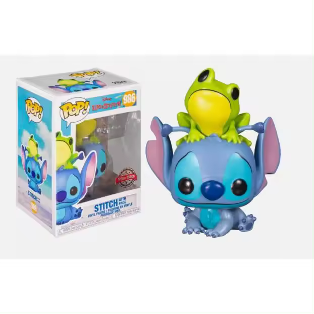 Funko pop Stitch with Frog 986 Lilo&Stitch Disney - 1
