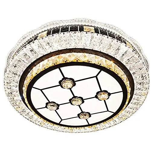 PLAFÓN LED DE CRISTAL DE VIDRIO Ø50CM CON 3 COLORES, 3000K / 4000K / 6000K - 1