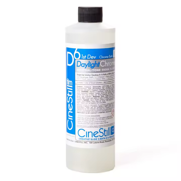 Cinestill D6 Daylight Chrome Primer Baño de Revelador para procesos E6 Tono Neutro - 1