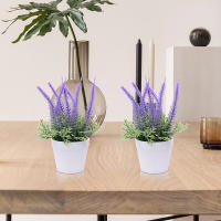 1PC Lavanda Artificial De 17CM Decoración Realista Para Escritorio De Oficina Regalo De Presentación Decoración De Hogar Y Oficina - details 9