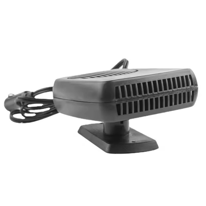 Calentador de coche de 12V, ventilador calefactor portátil 2 en 1/ventilador de refrigeración de 150W con mango ergonómico, deshumidificador de parabrisas, enchufe en encendedor de cigarrillos - 1
